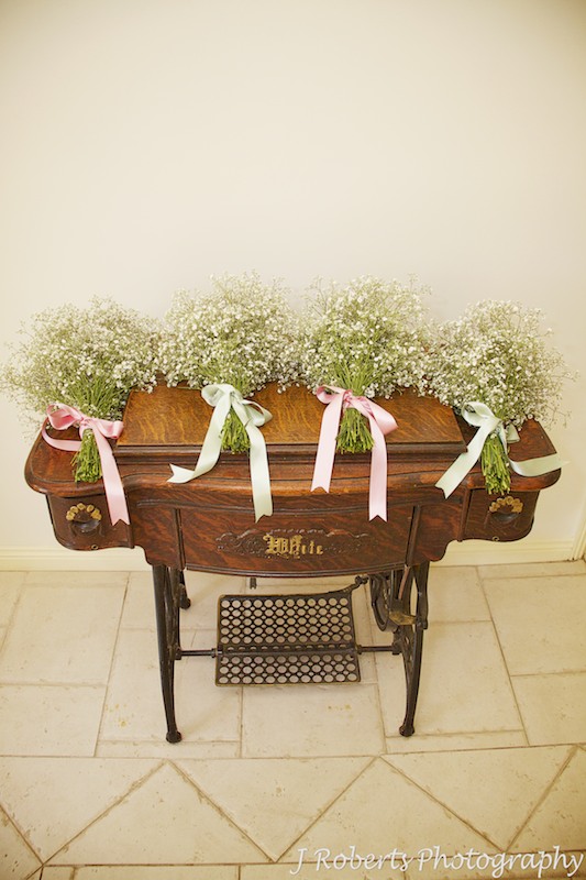 Bridesmaids bouquets - wedding photography sydney